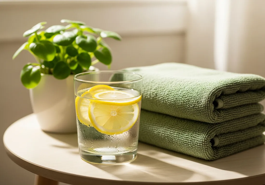 A calm, natural still life evoking rest and wellbeing
